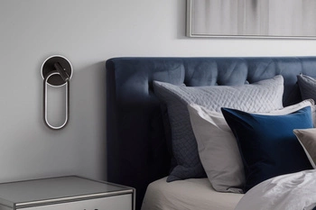 MONET nástěnné svítidlo oválné černé 13W LED 3000K, 4000K, 6000K difuzor bílý