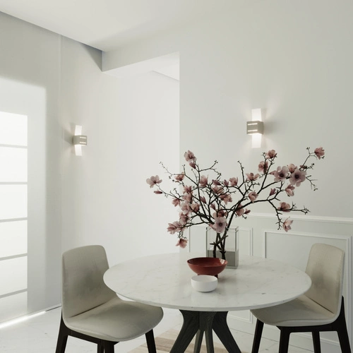 Moderní šedé nástěnné svítidlo LORETO Sollux do obýváku, ložnice nebo nad zrcadlo 30 cm