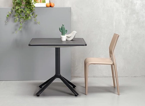 Eko stůl se vzorem antracit 70 cm