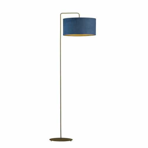 Podlahová lampa BOLIVIA GOLD zlatá petrolejová