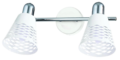 Discovery pásové stropní svítidlo 2x40W E14 chrom/bílá