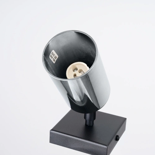 Moderní nástěnné svítidlo WINX černý chrom, nastavitelné kovové do obýváku a ložnice SOLLUX