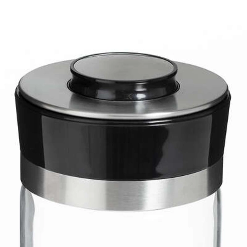 Nádoba sklo/nerezová ocel s tlakovým víkem 0,7 l