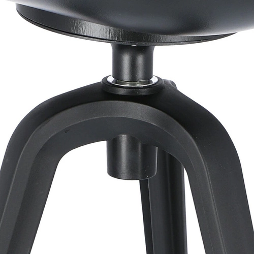 Barová židle Banksy černá otočná moderní do kuchyně a jídelny Intesi 77 cm