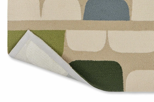 Venkovní moderní koberec Kivi Multi Citrus 200x280 cm na terasu a zahradu snadno čistitelný