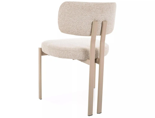 Jídelní čalouněná židle Montico Intesi v béžové kašmírové barvě do jídelny a obývacího pokoje