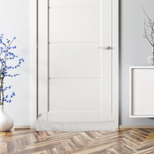 Intesi zarážka proti průvanu béžová textilní minimalistická 90 cm