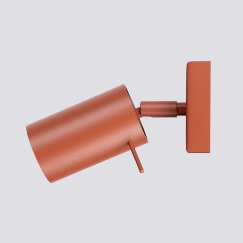 Nástěnné svítidlo RING moderní červené pohyblivé do obýváku, ložnice a chodby SOLLUX