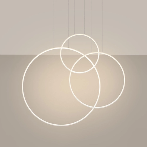 Závěsné LED svítidlo RIO 3 bílé moderní nad jídelní stůl a do obývacího pokoje Thoro