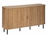 Komoda Colva 140 cm přírodní na vysokých nohách do obýváku moderní prostorná Atmosphera