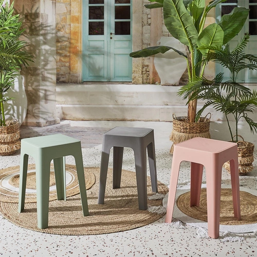 Stolička Spectra šedý plast