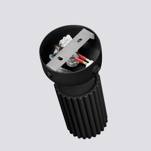 Nástěnné svítidlo Karbon černé s vypínačem, otočné stínidlo, moderní do ložnice a obýváku