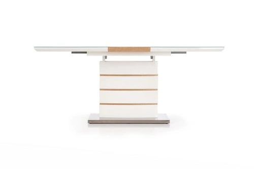 Rozkládací jídelní stůl Roles bílý dub moderní 140-180 cm Intesi