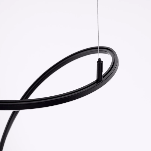 Lustr BJORN černá LED 3000K