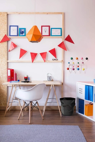 Kancelářský odpadkový koš na papír D2.DESIGN BinBin styl černý moderní 5 l