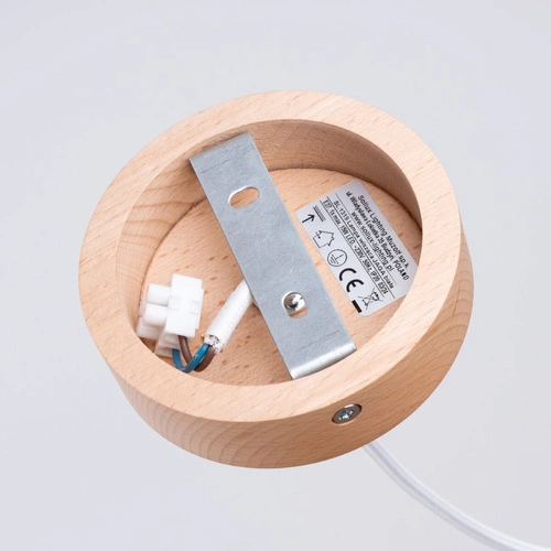 Závěsné svítidlo JAGA bílá skandinávská nad stůl do obýváku a jídelny 30 cm SOLLUX LIGHTING