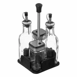 5five simply smart sada na koření se skleněnou lahví na olej a ocet moderní