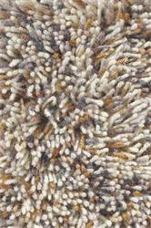 Vlněný béžový shaggy koberec Flamenco 160x230 moderní do obýváku snadno čistitelný