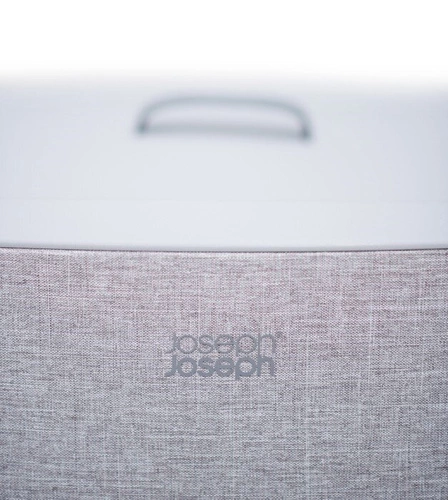 Joseph Joseph Tota moderní dvoukomorový koš na prádlo 60 l do koupelny šedý