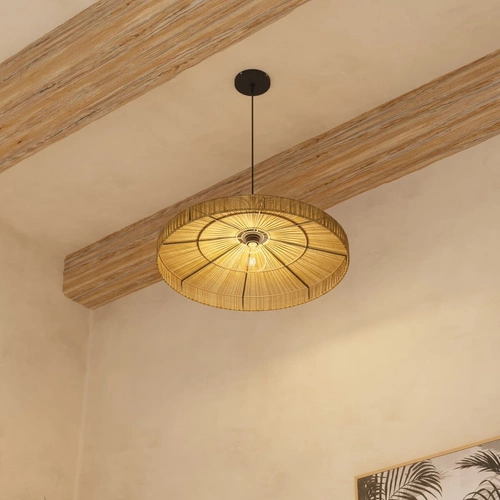 Visící lampa Bellamy 58 cm juta