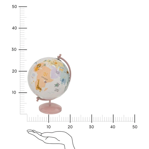 pr. Dětský globus 20 cm růžový