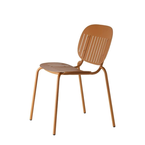 Kovová zahradní židle oranžová Si-Si SCAB Design moderní na zahradu a terasu