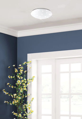 LED stropní svítidlo Magnus 26 cm bílé moderní do obýváku, kuchyně nebo ložnice