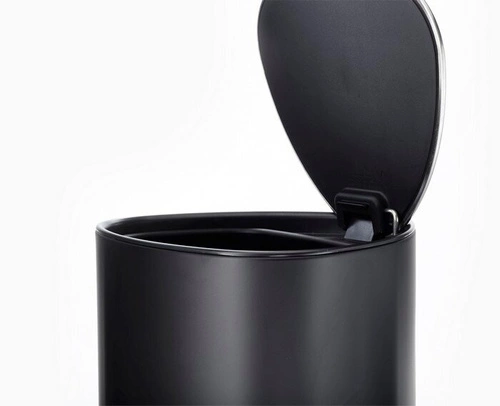 Joseph Joseph EasyStore odpadkový koš do koupelny 5l černý matný s pedálem oválný
