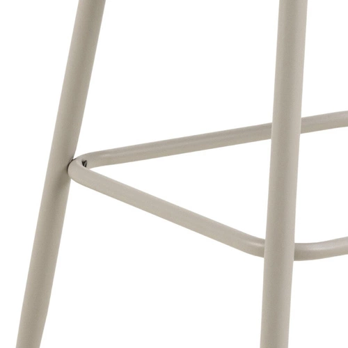 Barová židle s opěradlem Eleanor béžová čalouněná do kuchyně a k ostrůvku skandinávský styl Actona