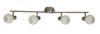 Stropní světelný pásek Avila 4x40W E14 satin