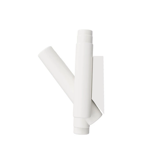 Nástěnný věšák do předsíně Umbra Picket bílý dřevěný skládací moderní 5 háčků