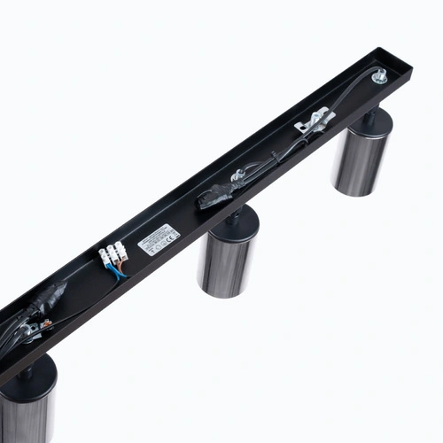 Stropní svítidlo WINX 4L černý chrom moderní do obýváku kuchyně ložnice jídelny SOLLUX