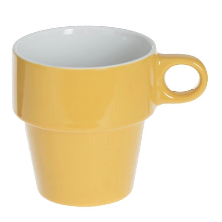 Stojan s 4 hrnky 260 ml a košíkem