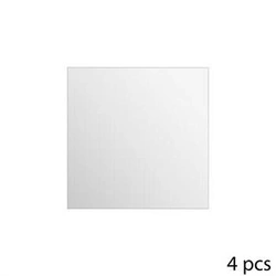 Sada 4 samolepicích čtvercových zrcadel 20x20 cm do předsíně 5five