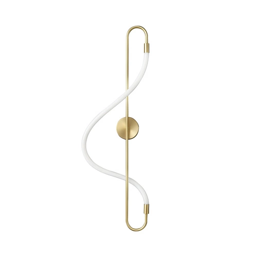 Moderní nástěnné svítidlo ESSA zlaté LED 90 cm do obýváku a ložnice Step into Design