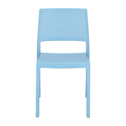 Zahradní plastová židle Emi modrá SCAB Design, stohovatelná, snadné čištění