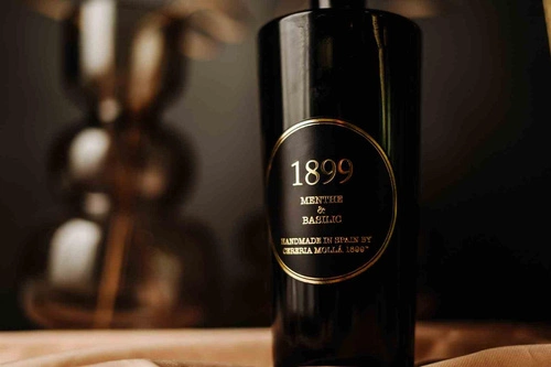 Cereria Molla Gold Edition aroma difuzér s tyčinkami 500ml máta bazalka