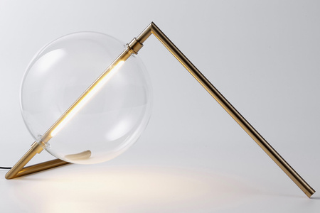 AMORE LED stolní lampa zlatá 25 cm