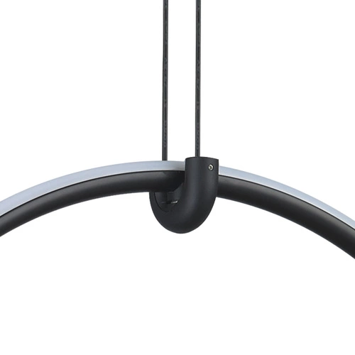 závěsná lampa COCO 1 LED černá 40 cm