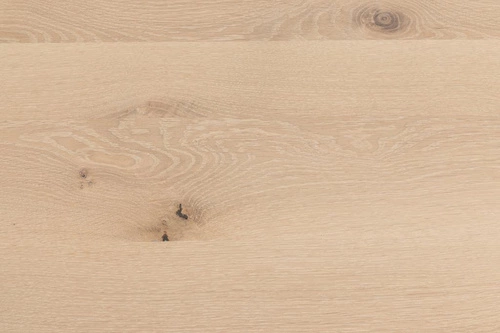 Jídelní stůl Malika 220x100 cm moderní bělený dub s černými nohami Actona