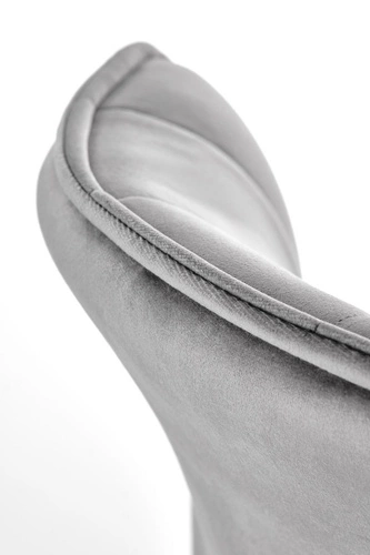 Ergonomická kancelářská židle Cossio sametová šedá otočná moderní do kanceláře Intesi