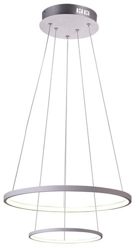 Lune 50 závěsná lampa kruhová dvojitá 40W LED 4000K bílá