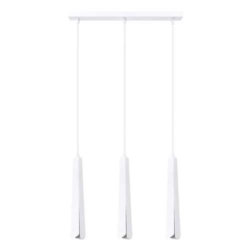 Závěsné svítidlo PRYSM 3L bílé skandinávské tříramenné do obýváku, jídelny nebo nad kuchyňský ostrůvek