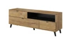 TV skříňka Kastor dub/černá 160cm