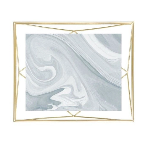 Kovový fotorámeček 20x25 Prisma Umbra zlatý na stěnu i stůl moderní