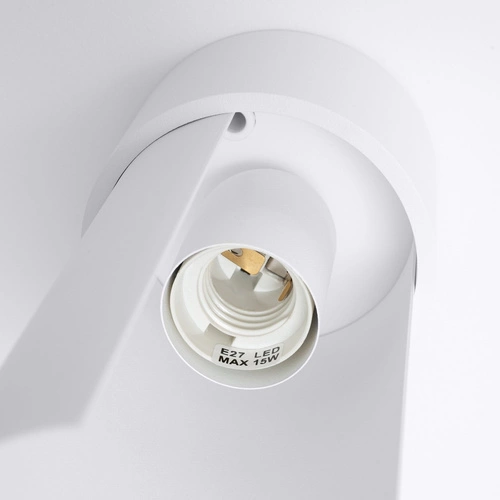 Stropní svítidlo FLASH bílý minimalistický kovový do obýváku a ložnice nastavitelný