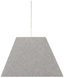 Stropní lampa Standard 35 šedá textilní do obýváku a kuchyně moderní 35 cm