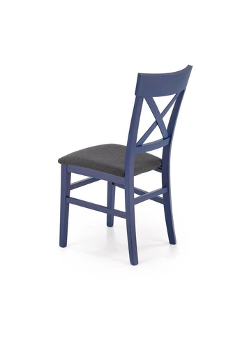 Jídelní židle Tutti modrá dřevěná moderní čalouněná Intesi