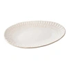 Ovální bílý keramický servírovací tác na dort House Nordic