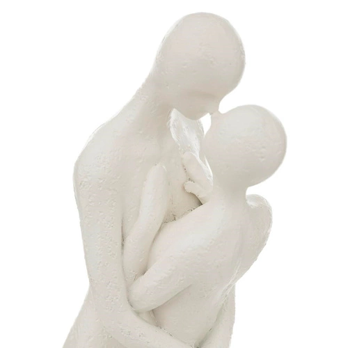 Dekorační figurka Couple Atmosphera bílá moderní do ložnice nebo jako dárek 33 cm